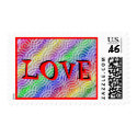 Rainbow Love Stamp by ggbythebay Rainbow Love Stamp