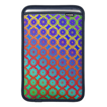 Rainbow Mandala Fractal Pattern Sleeve For MacBook Air