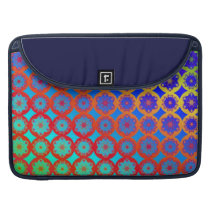 Rainbow Mandala Fractal Pattern Sleeves For MacBooks