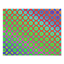 Rainbow Mandala Fractal Pattern