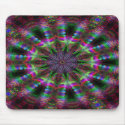Rainbow Mandala Mousepad by webgrrl Rainbow Mandala Mousepad