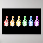 Rainbow Marie Antoinettes posters