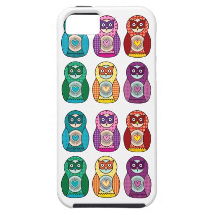 Rainbow Matryoshka Owls iPhone 5 Covers