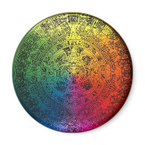 Rainbow Mayan Calendar Magnet