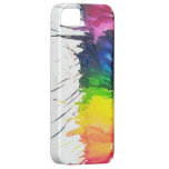 Rainbow melting crayons art iPhone 5 case