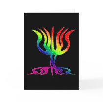Rainbow Menorah Cards by yosefdreams Rainbow Menorah Cards
