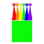 Rainbow Meows Designed Book Mark Photo Greeting Card