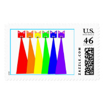 Rainbow Meows postage by IsabelDC Rainbow Meows postage