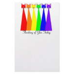 Rainbow Meows stationery