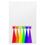 Rainbow Meows stationery