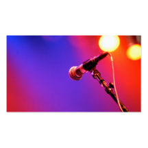 Rainbow Mic [Business] Business Card Template