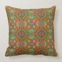Rainbow Mosaic American MoJo Pillow pillows