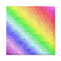 Rainbow Mosaic magnets by dndartstudio Rainbow Mosaic magnets