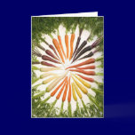 Rainbow Multicolored Carrots cards