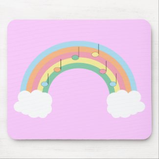Rainbow Music Mousepad