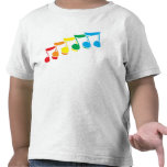 Rainbow Music Notes Toddler T-Shirt t-shirts