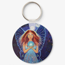 Rainbow Mystic Faery - Key Chain keychains by SusanRodio Rainbow Mystic Faery - Key Chain keychains
