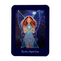 Rainbow Mystic Faery Magnet - By Susan Rodio magnets