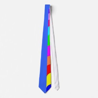 Rainbow Neck Tie tie