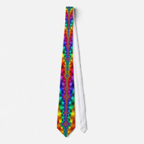 Rainbow Necktie: Mardi Gras ties