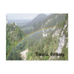 Rainbow, Neuschwanstein, Bavaria, Germany Postcard
