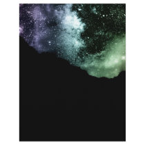 Rainbow Night Sky Letterhead Template