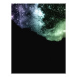 Rainbow Night Sky Letterhead Template