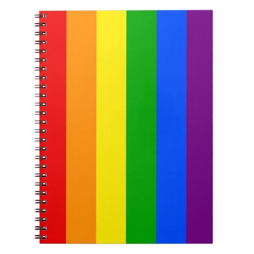RAINBOW NOTEBOOK Zazzle