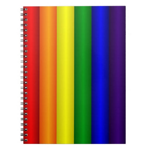 Rainbow Notebook Zazzle