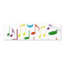 Rainbow Notes Bumper Sticker