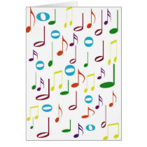 Rainbow Notes Card by SjStevenson Rainbow Notes Card