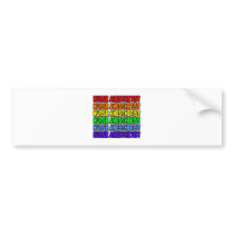 Rainbow Nurse Anesthetist bumper stickers