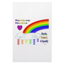 Rainbow Nurses stationery by michellefreman6 Rainbow Nurses stationery