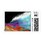 Rainbow Ocean Postage Stamp