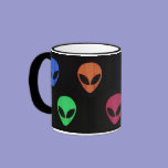 Rainbow of Aliens Mug *Customize* mugs