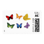 Rainbow of Butterflies Stamps