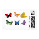 Rainbow of Butterflies postage