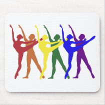 Rainbow of Dancers mousepads