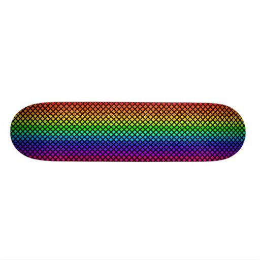 Rainbow of Diamonds skateboard