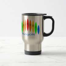 Rainbow of Kayaks Mug
