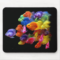 Rainbow of Parrotfish Mouse Pads