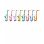 Rainbow of Saxes T Shirt
