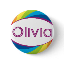 Rainbow Olivia buttons by names_by_willow Rainbow Olivia buttons