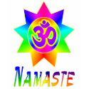 Rainbow Om Namaste Top t-shirts