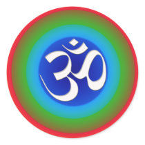 Rainbow_om stickers by Deepsy Rainbow_om stickers