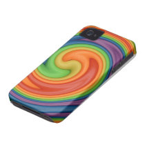 Rainbow on Spin Cycle Iphone 4 Cover
