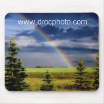 Rainbow On The Prairies mousepads