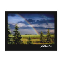 Rainbow On The Prairies postcards by drocphotography Rainbow On The Prairies postcards