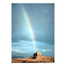 Rainbow over Canyonlands National Park, Utah, U.S. Custom Invitations