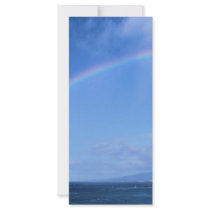 rainbow over Honolulu rack cards by MerryGazelle rainbow over Honolulu rack cards